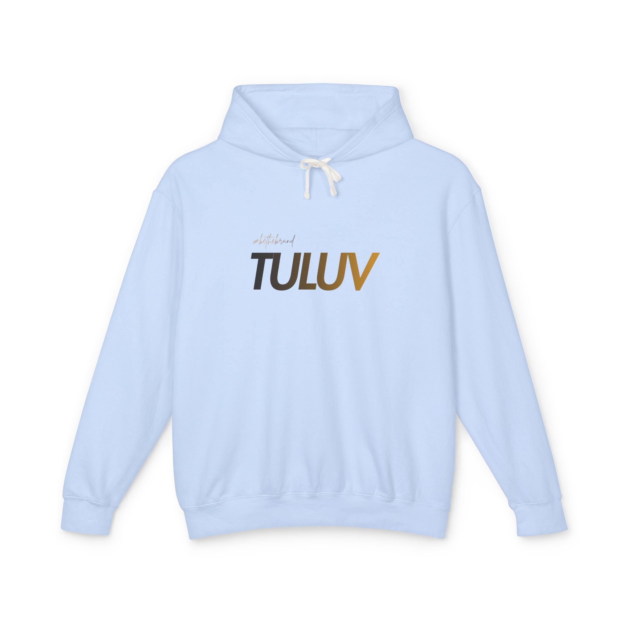 Tuluv Logo Hoodie — Lightweight Cream Pullover - TULUV