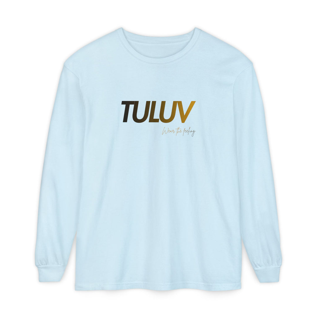 TULUV Long Sleeve Tee — Minimal Logo Graphic Shirt - TULUV