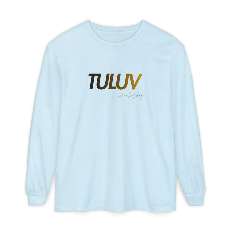 TULUV Long Sleeve Tee — Minimal Logo Graphic Shirt - TULUV