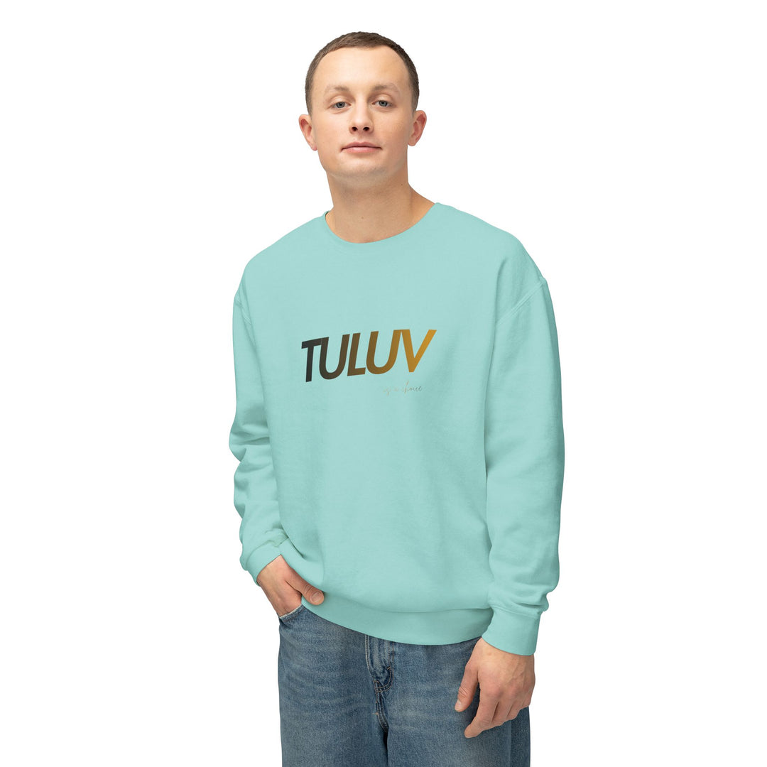 Tuluv Logo Crewneck Sweatshirt — Minimal Graphic Pullover - TULUV