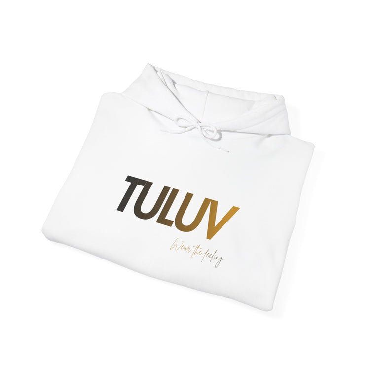 Tuluv Logo Hoodie — Minimalist White Pullover - TULUV