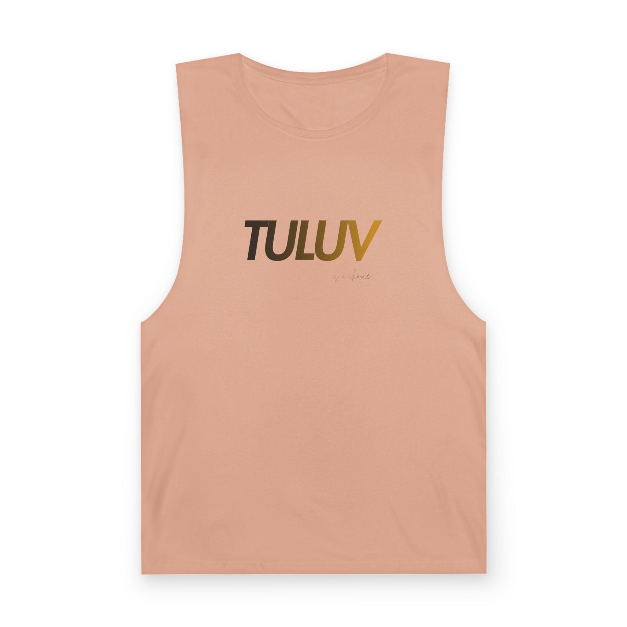Tuluv Logo Tank Top — Minimal Graphic Athletic Muscle Tee - TULUV