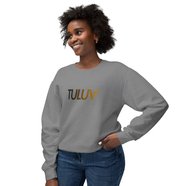 Tuluv Logo Crewneck Sweatshirt — Minimal Graphic Pullover - TULUV