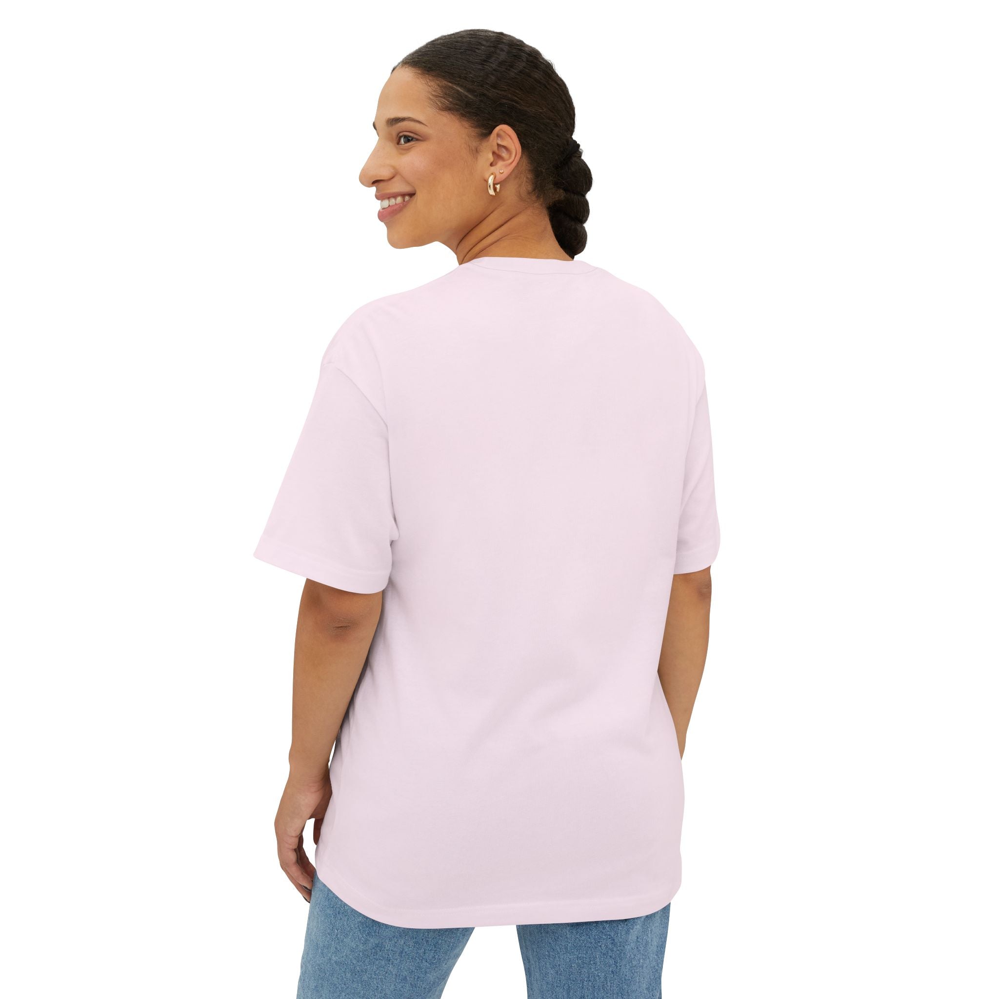 Tee — Minimal "TULUV" Logo Oversized Boxy T-Shirt - TULUV