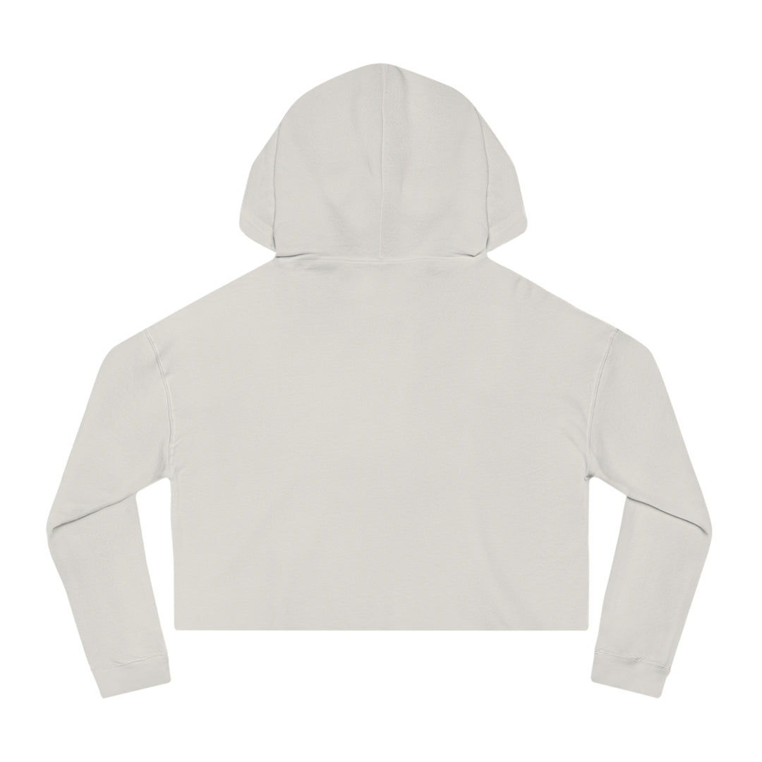 Tuluv Cropped Hoodie — Women's Minimal Logo Hooded Sweatshirt - TULUV