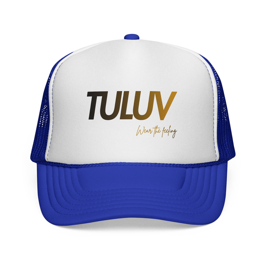 TULUV Trucker Hat — Retro Red, White & Blue Mesh Cap - TULUV