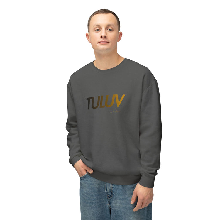 Tuluv Logo Crewneck Sweatshirt — Minimal Graphic Pullover - TULUV