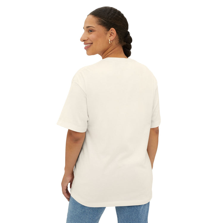 Tee — Minimal "TULUV" Logo Oversized Boxy T-Shirt - TULUV