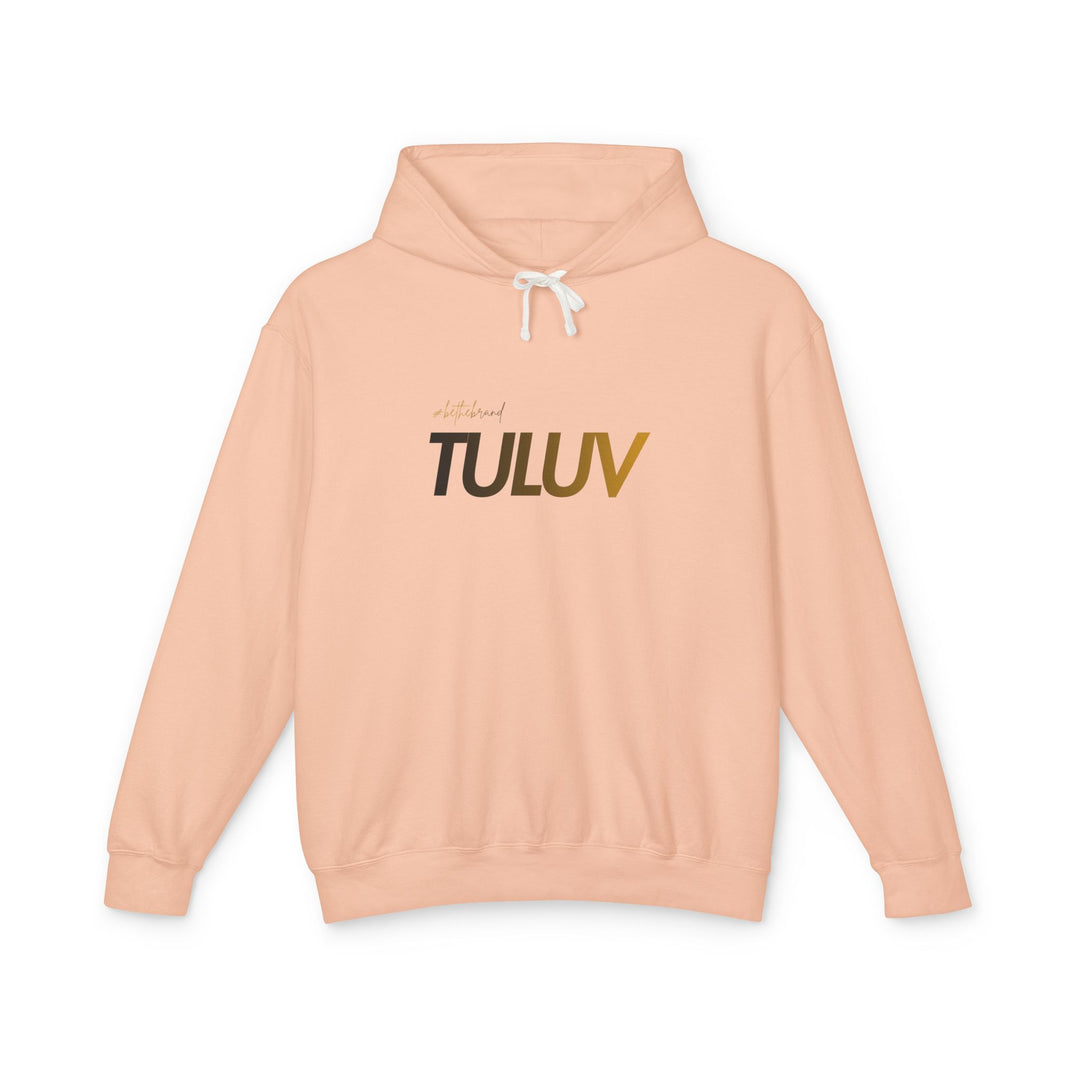 Tuluv Logo Hoodie — Lightweight Cream Pullover - TULUV