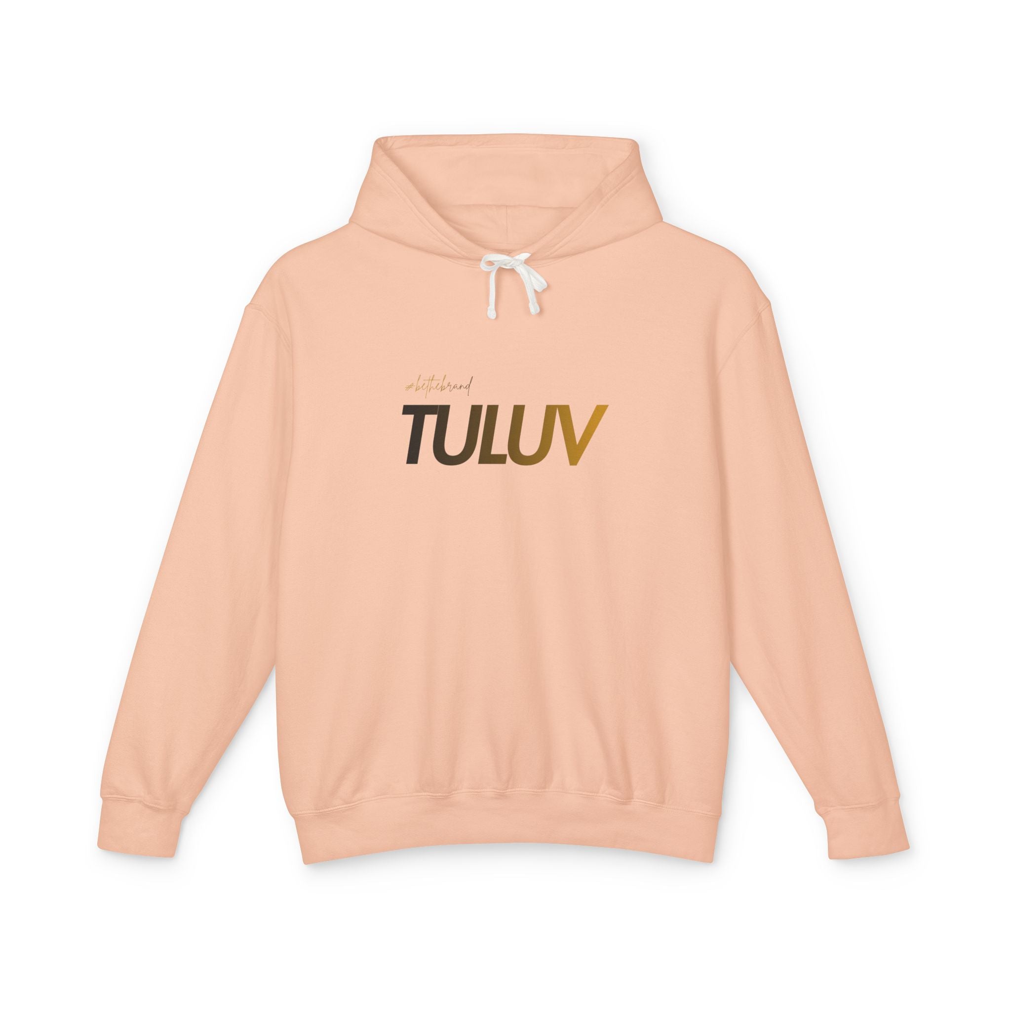 Tuluv Logo Hoodie — Lightweight Cream Pullover - TULUV