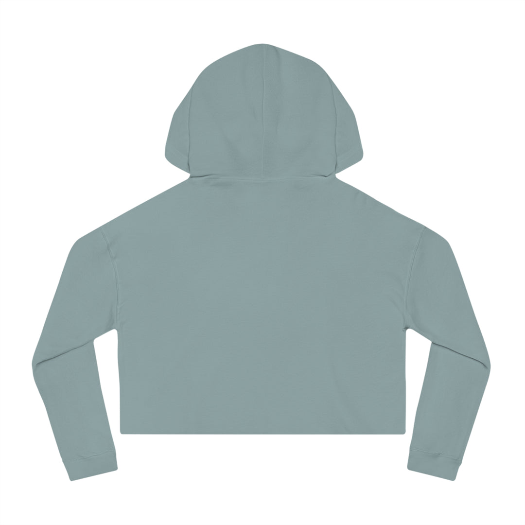 Tuluv Cropped Hoodie — Women's Minimal Logo Hooded Sweatshirt - TULUV