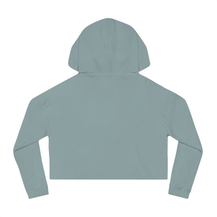 Tuluv Cropped Hoodie — Women's Minimal Logo Hooded Sweatshirt - TULUV