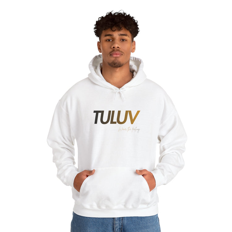 Tuluv Logo Hoodie — Minimalist White Pullover - TULUV
