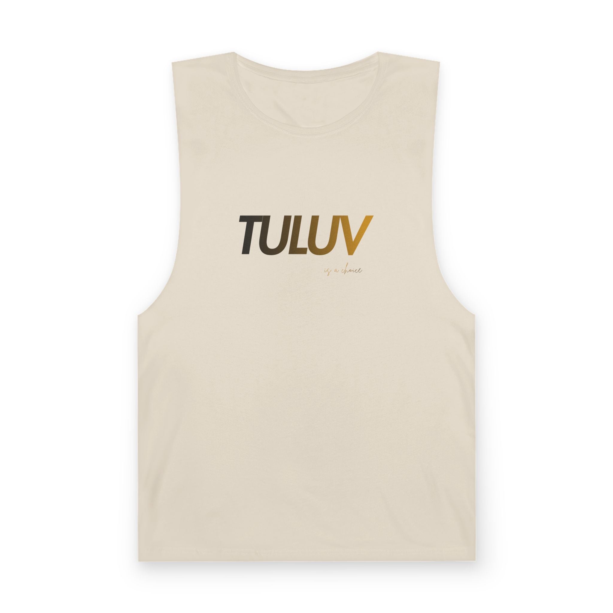 Tuluv Logo Tank Top — Minimal Graphic Athletic Muscle Tee - TULUV