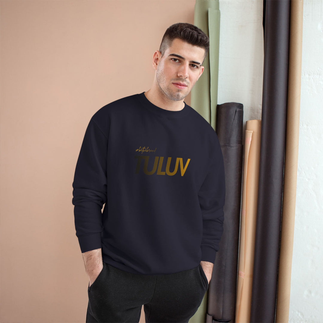 TULUV Champion Sweatshirt — Minimal Logo Crewneck - TULUV