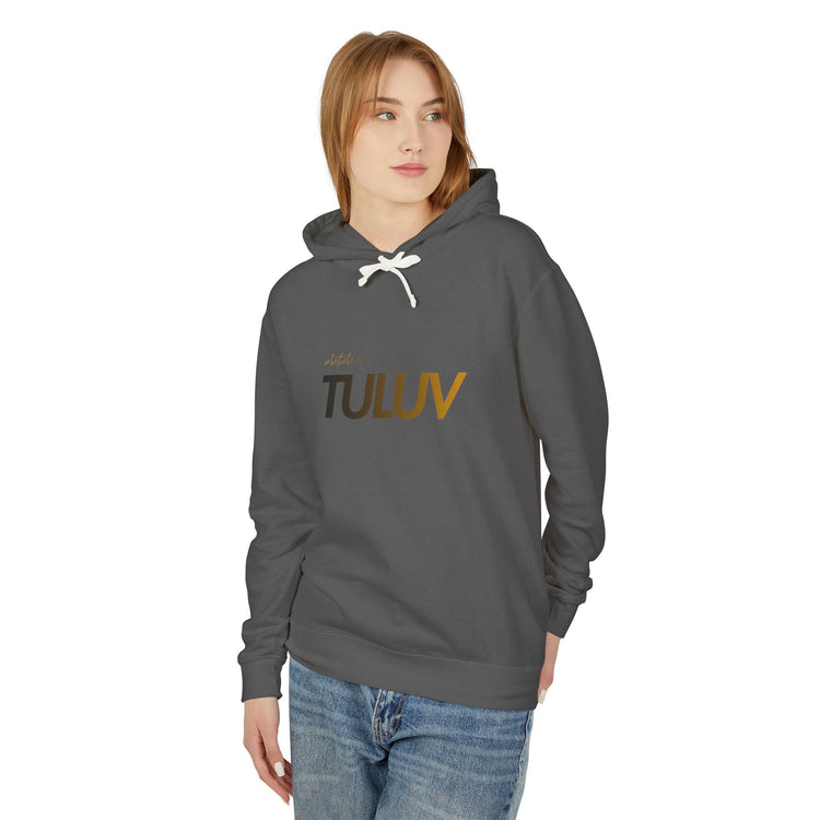Tuluv Logo Hoodie — Lightweight Cream Pullover - TULUV